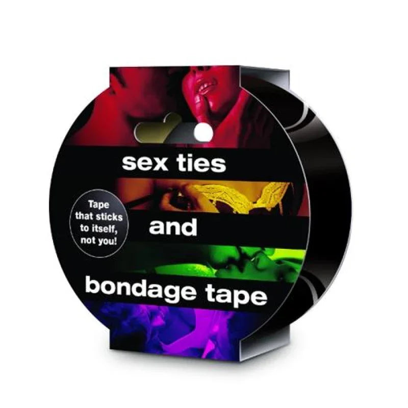 Sex Ties and Bondage Tape - Black - MyPleasure