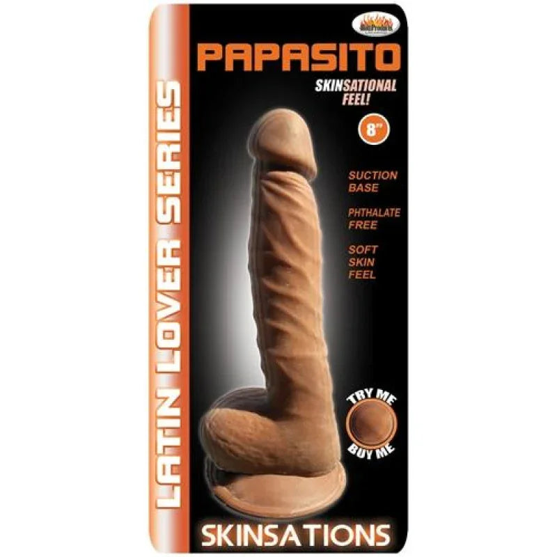 Skinsations Latin Lover Series 8 Inches - Papasito - MyPleasure