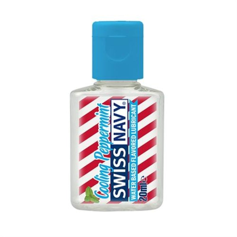 Swiss Navy Flavors Water-Based Lubricant - Cooling Peppermint - 20 ml MD-SNFLAVCPE