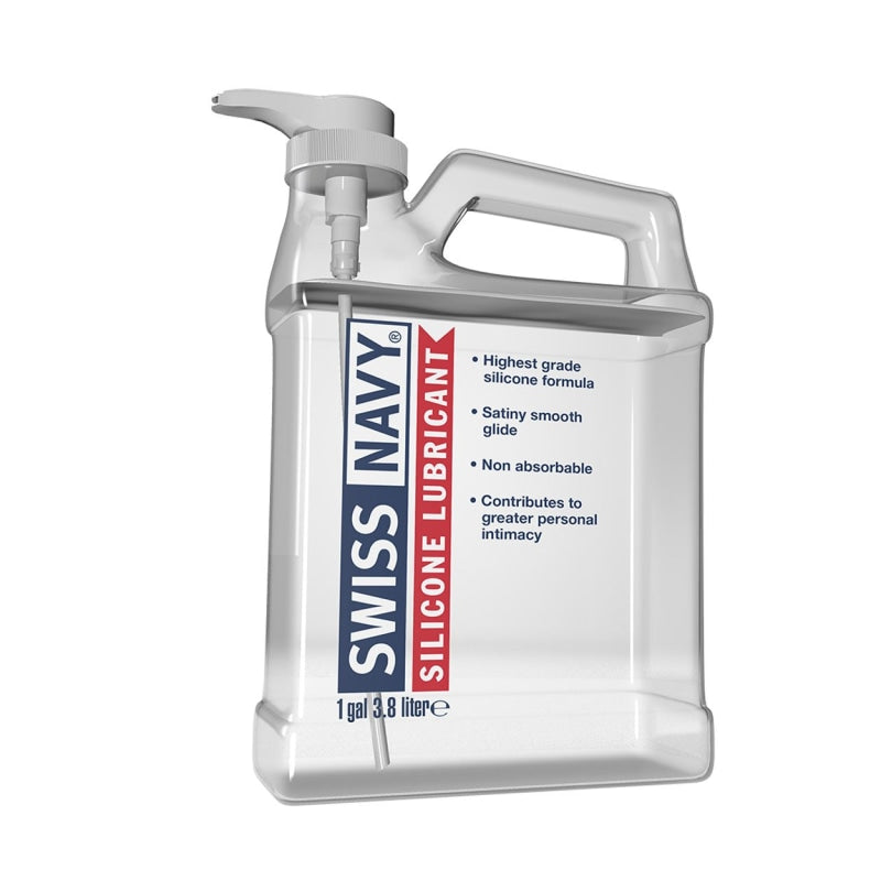 Swiss Navy Silicone Lubricant 1 Gallon MD-SNSL1G