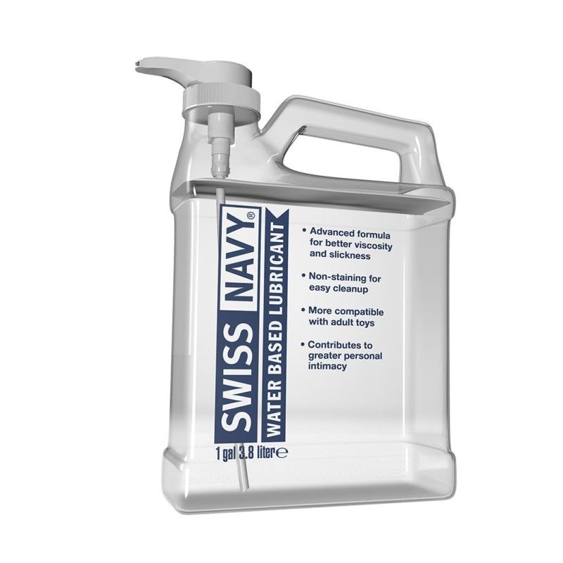Swiss Navy Water-Based Lubricant 1 Gallon MD-SNWB1G