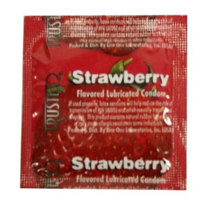 Trustex Flavored Lubricated Condoms - 3 Pack - Strawberry - MyPleasure