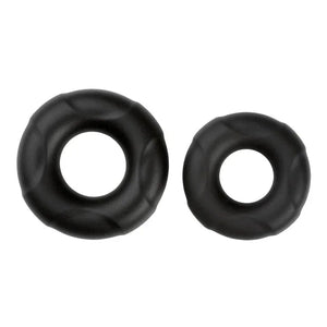 Cloud 9 Pro Rings Liquid Silicone Donuts 2 Pack - Black