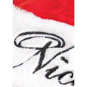 Reversible Plush Santa Hat