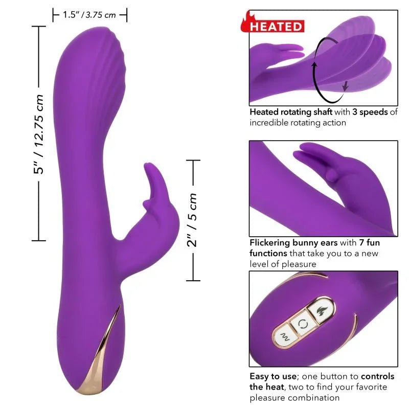 Jack Rabbit Signature Heated Silicone Rotating G Rabbit