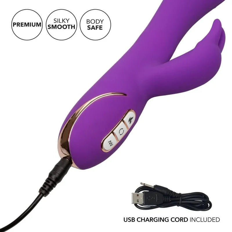 Jack Rabbit Signature Heated Silicone Rotating G Rabbit