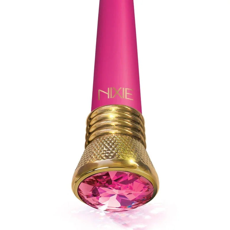 Nixie Jewel Satin G Spot Vibe 10 Function - Pink Tourmaline