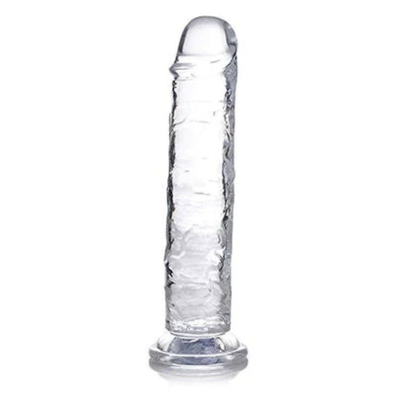 Jock C - Thru 7 Inch Clear Tpe Dildo