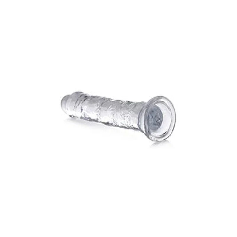 Jock C - Thru 7 Inch Clear Tpe Dildo