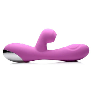 Shegasm 5 Star 10x Silicone Suction & Pulsing Rabbit - Pink