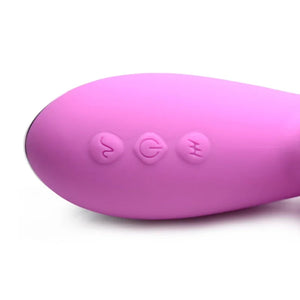 Shegasm 5 Star 10x Silicone Suction & Pulsing Rabbit - Pink