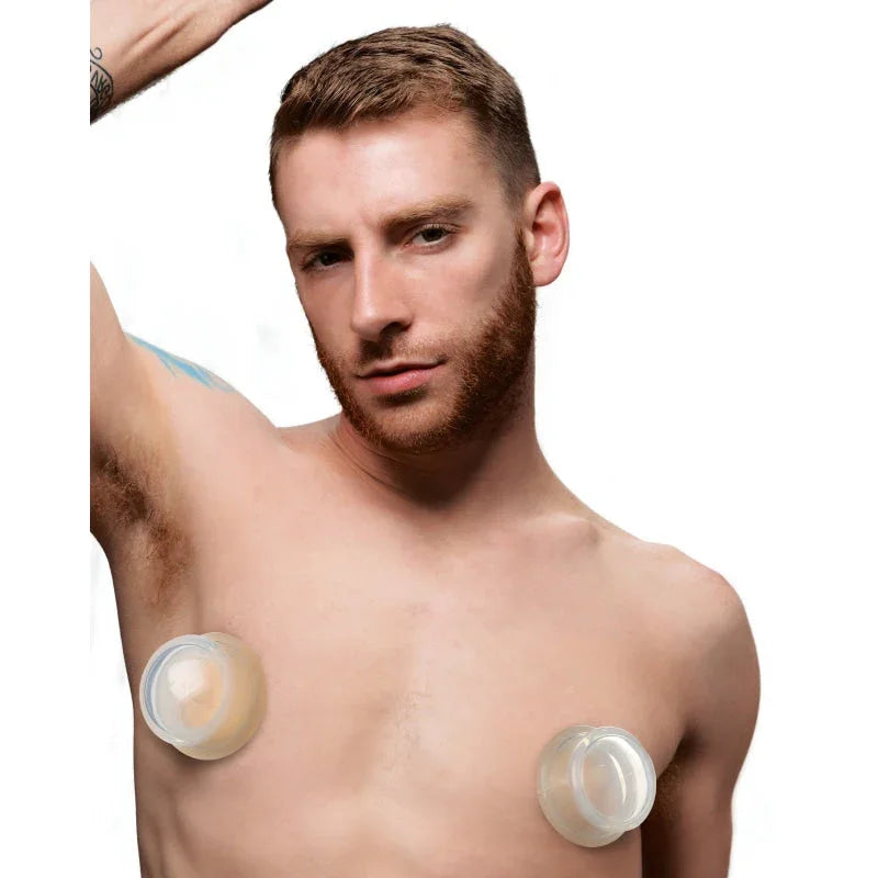 Clear Plungers Silicone Nipple Suckers - Large