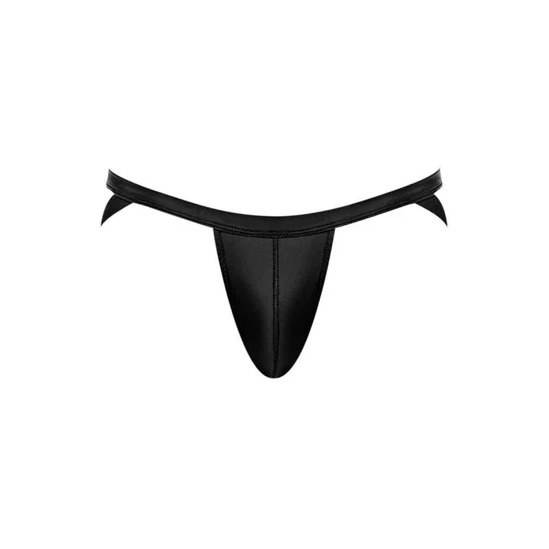 Cage Matte Strappy Ring Jock - S/ M - Black