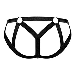 Cage Matte Strappy Ring Jock - S/ M - Black