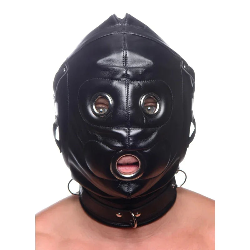 Bondage Hood With Penis Gag