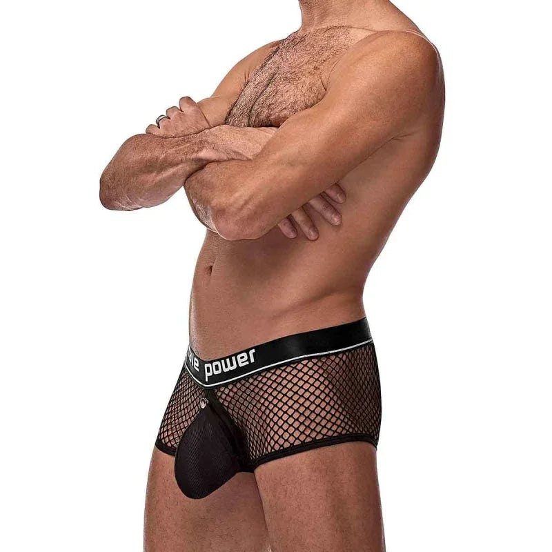 Cock Pit Net Mini Cock Ring Short - Extra Large - Black