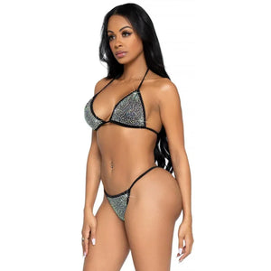 2 Pc Phoenix Bikini Set - Black - Large
