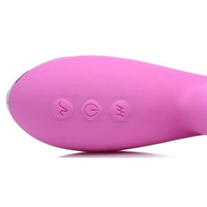 Shegasm 5 Star 7x Suction Come- Hither Silicone Rabbit - Pink