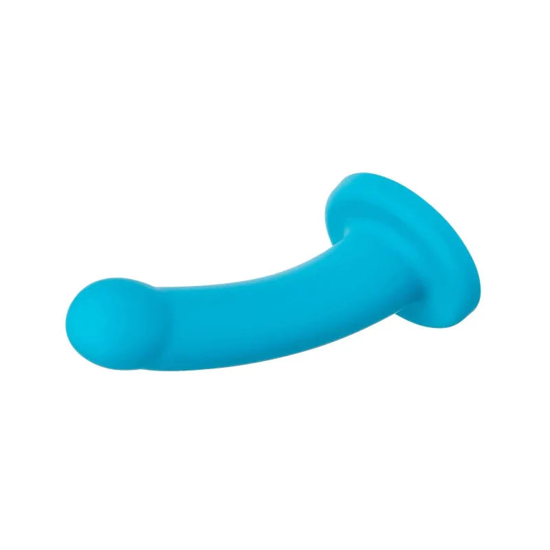 Nexus Collection - Hux - 7 Inch Silicone Dildo - Turquoise