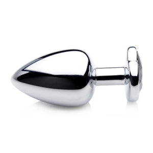 Black Heart Gem Anal Plug - Large