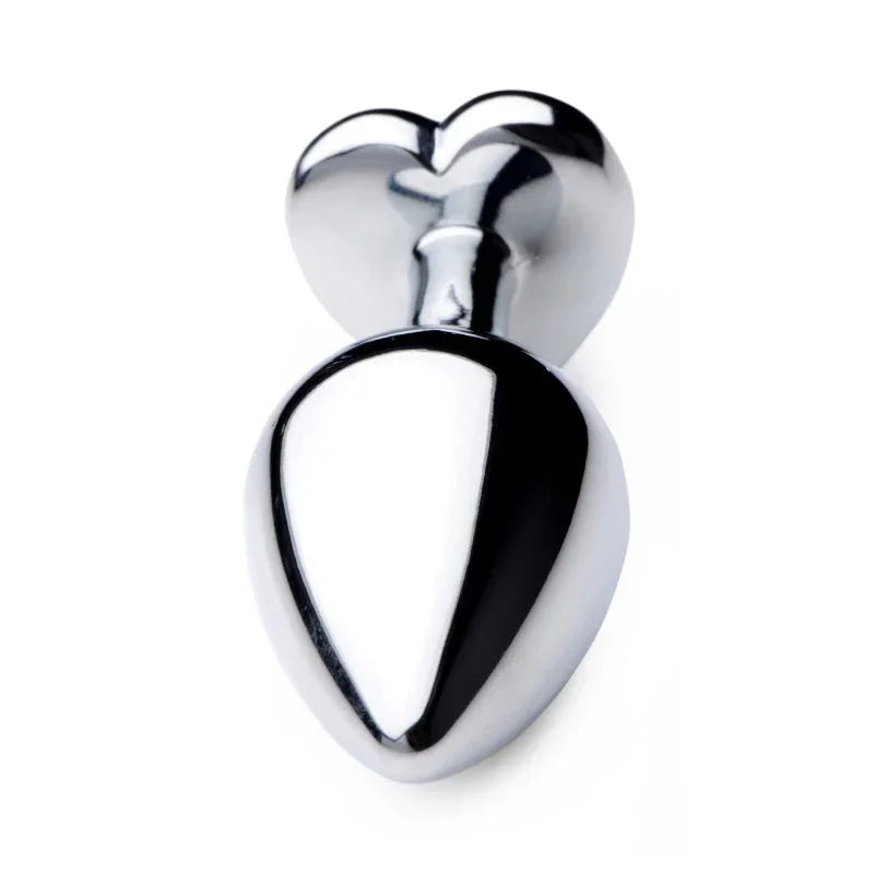 Black Heart Gem Anal Plug - Medium