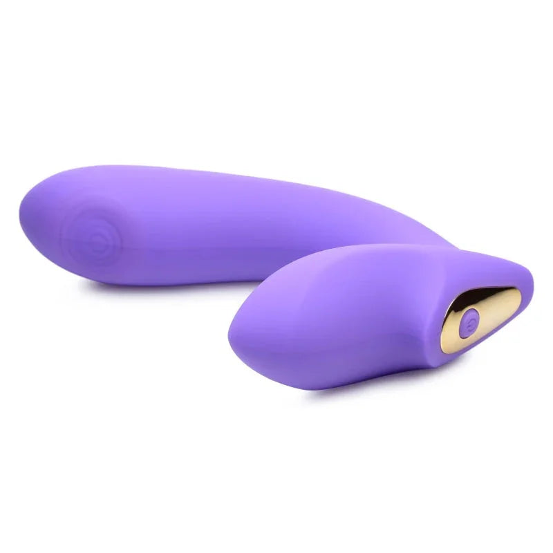 10x G-Tap Tapping Silicone G-Spot Vibrator - Purple