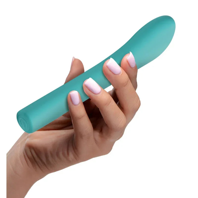 5 Star 9x Come-Hither G-Spot Silicone Vibrator - Teal