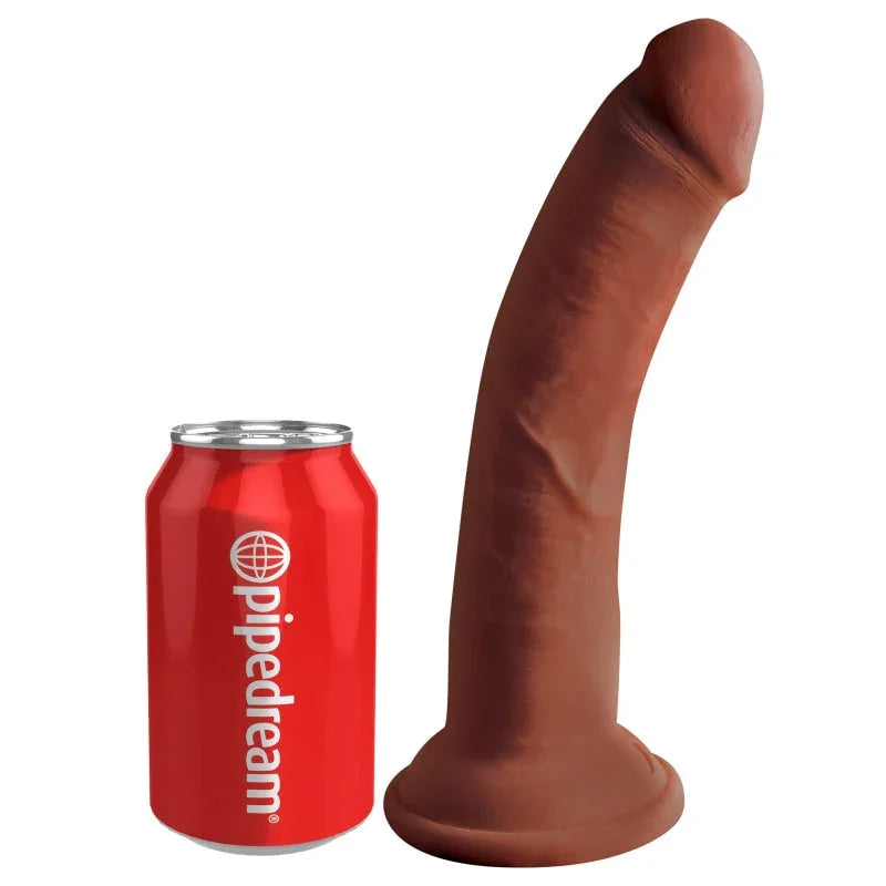 King Cock Plus Triple Density 8 Inch Cock - Brown