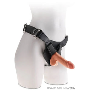 King Cock Plus Triple Density 6.5 Inch Cock With Balls - Tan