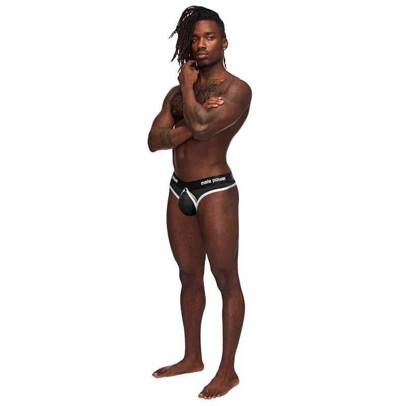 The Helmet Thong - Small/ Medium - Black