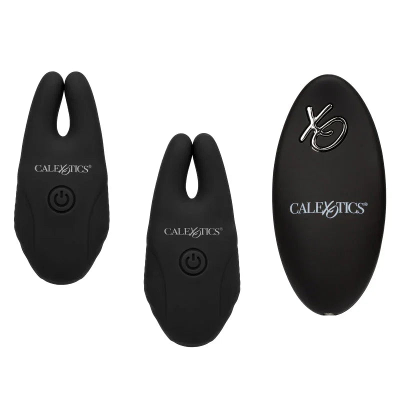Silicone Remote Nipple Clamps - Black