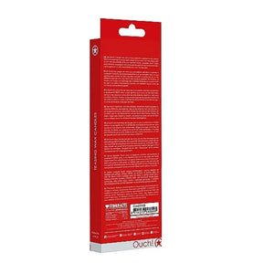 Teasing Wax Candles Large - Red - 4-Pack