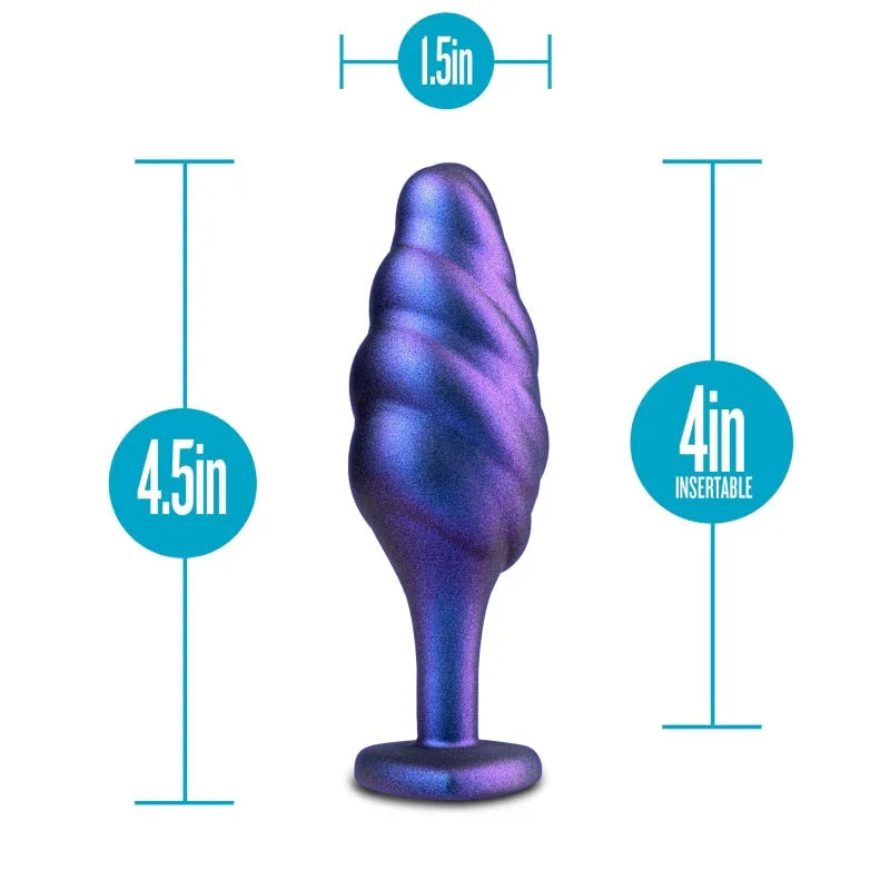 Anal Adventures Matrix - Bumped Bling Plug - Sapphire
