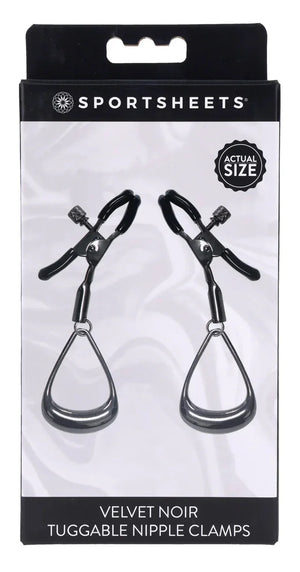 Velvet Noir Tuggable Nipple Clamps