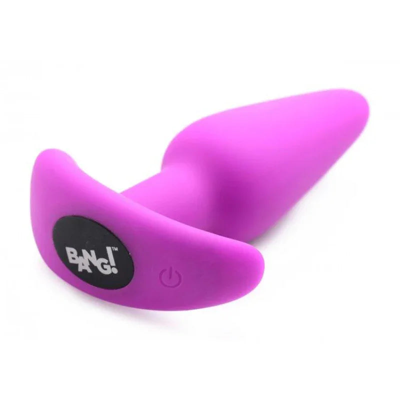 21x Silicone Butt Plug With Remote - Purple - MyPleasure