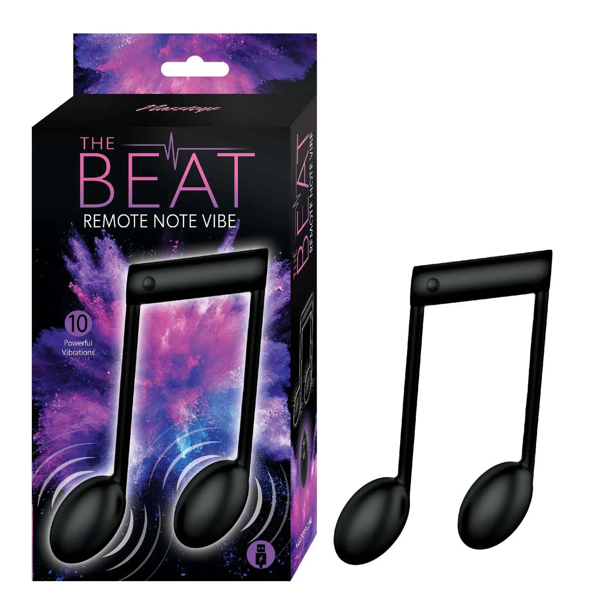 The Beat Remote Note Vibe - Black | MyPleasure