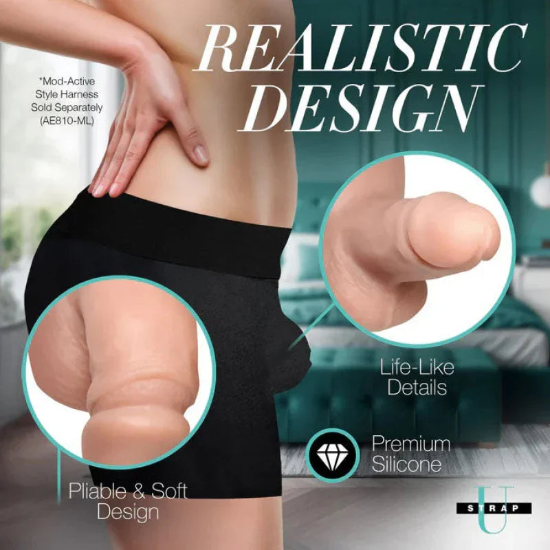 3.6" Silicone Packer Dildo - Light - MyPleasure