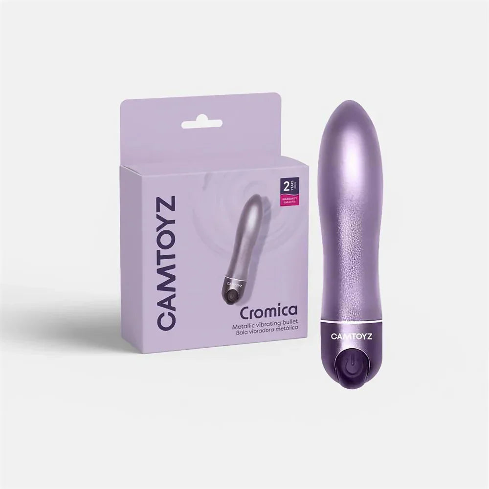 Camtoyz Metallic Vibrating Bullet - Purple | MyPleasure Camtoyz Metallic Vibrating Bullet - Purple | MyPleasure