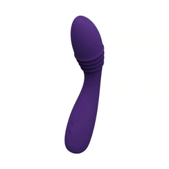 Ohni Rechargeable G-Spot Thrusting Vibe - Purple