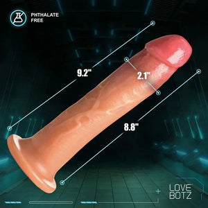 9" Cock Lock Dildo - Light