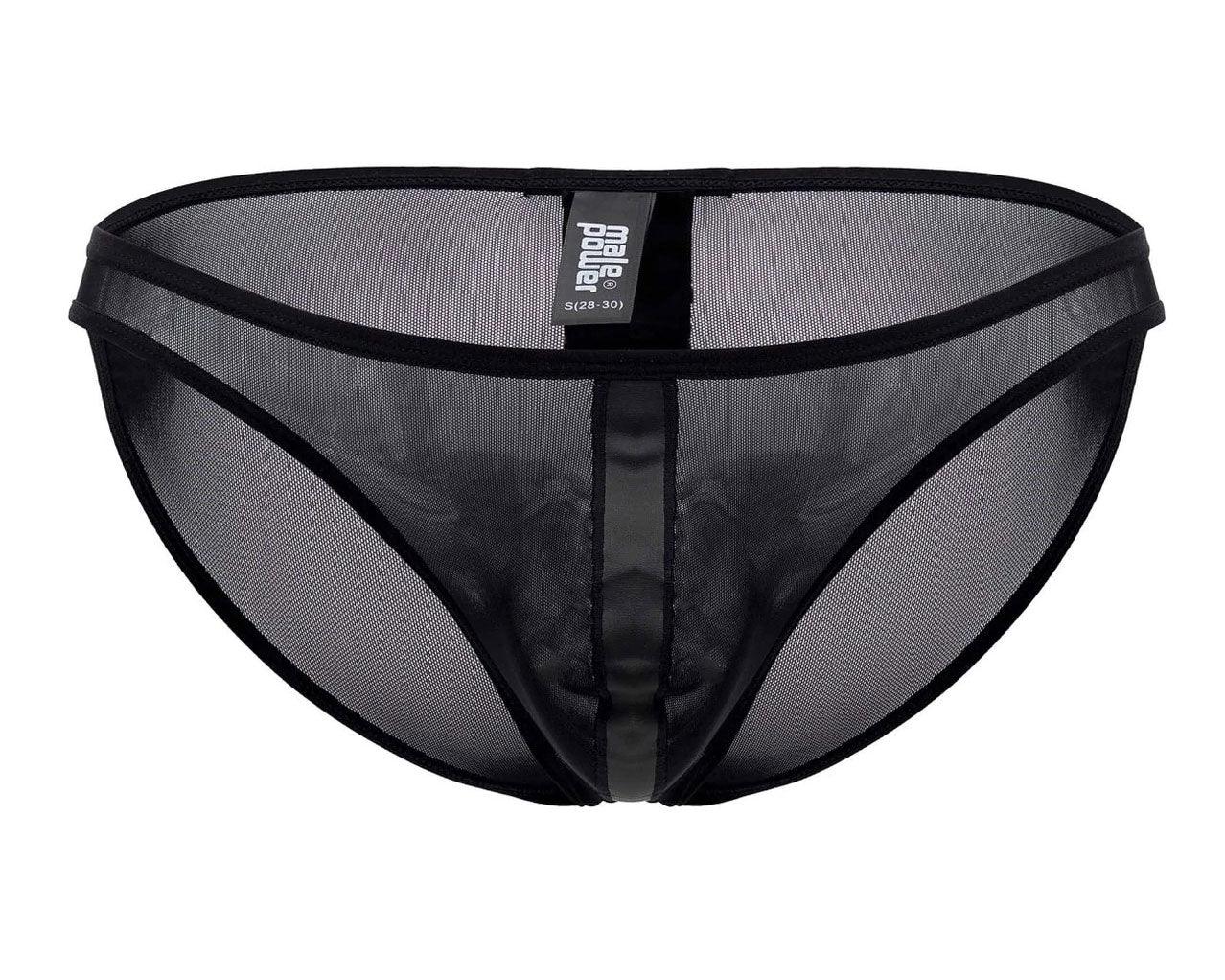 Landing Strip Bikini Brief - Large - Black