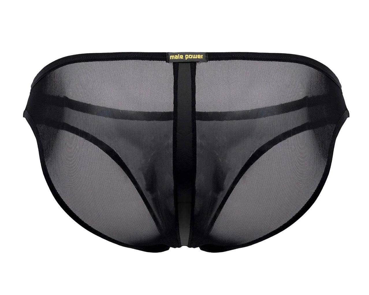 Landing Strip Bikini Brief - Large - Black