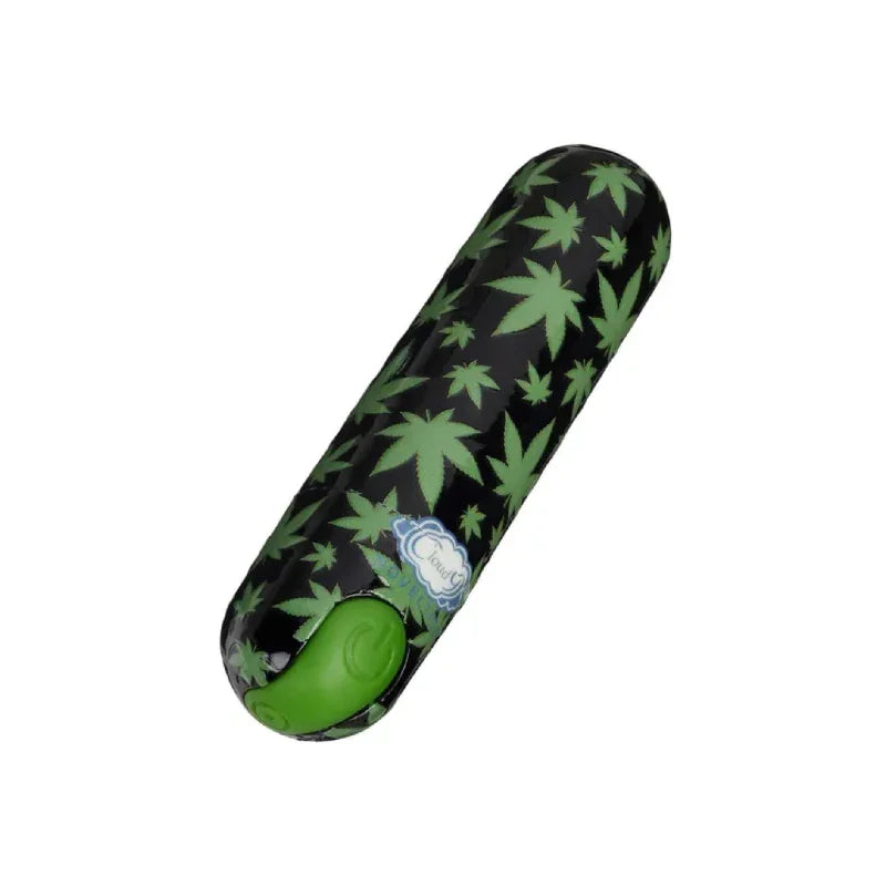 420 Stubby Vibe Cannabis Leaf - Black/green - MyPleasure
