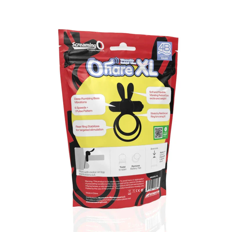 4b Ohare XL - Black - MyPleasure