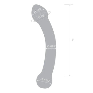 7 Inch Curved Glass G Spot Stimulator - MyPleasure