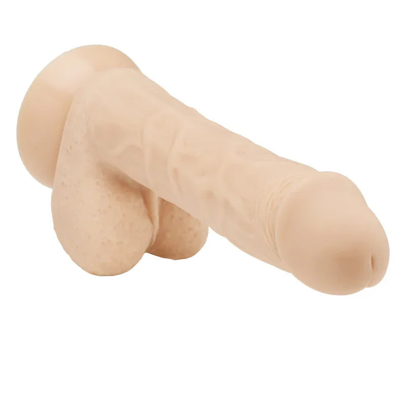 7" Silicone Pro Odorless Dong - Flesh - MyPleasure