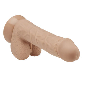 7" Silicone Pro Odorless Dong - Tan - MyPleasure