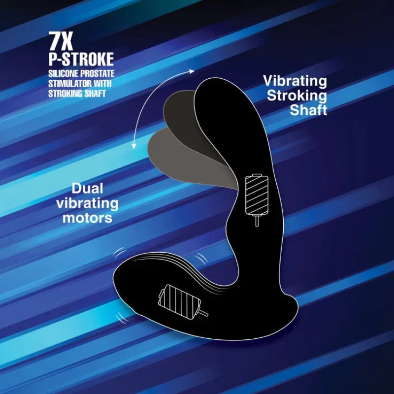 7x P-Milker Silicone Prostate Stimulator With Milking Bead - MyPleasure