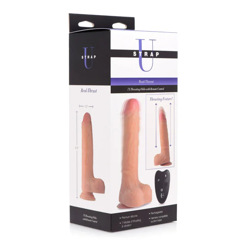 7x Thrusting Dildo With Remote Control - MyPleasure
