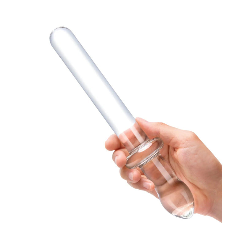 9.25 Inch Classic Smooth Dual-Ended Dildo - Clear